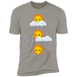 T-Shirts Light Grey / S Unexpected Wind Men's Premium T-Shirt