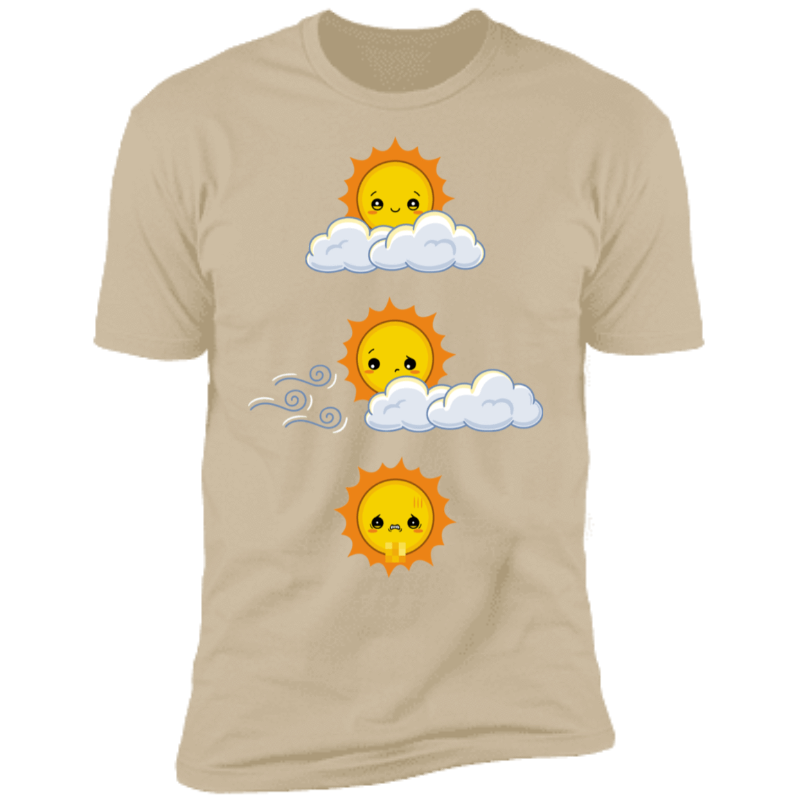 T-Shirts Sand / S Unexpected Wind Men's Premium T-Shirt