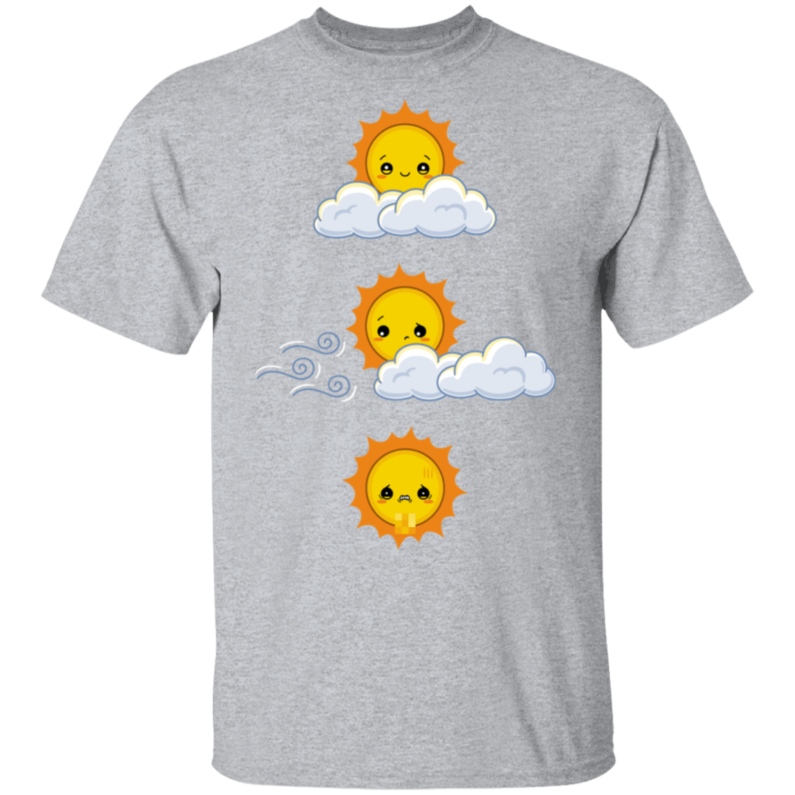 T-Shirts Sport Grey / S Unexpected Wind T-Shirt