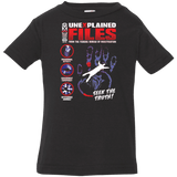 T-Shirts Black / 6 Months Unexplained Files Infant Premium T-Shirt