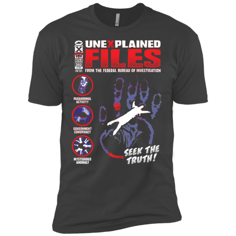 T-Shirts Heavy Metal / X-Small Unexplained Files Men's Premium T-Shirt