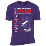 T-Shirts Purple / X-Small Unexplained Files Men's Premium T-Shirt