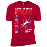 T-Shirts Red / X-Small Unexplained Files Men's Premium T-Shirt