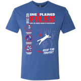 T-Shirts Vintage Royal / Small Unexplained Files Men's Triblend T-Shirt