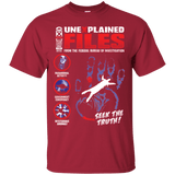 T-Shirts Cardinal / Small Unexplained Files T-Shirt