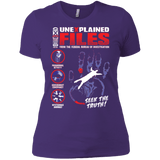 T-Shirts Purple / X-Small Unexplained Files Women's Premium T-Shirt