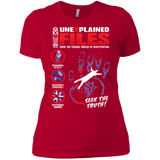 T-Shirts Red / X-Small Unexplained Files Women's Premium T-Shirt