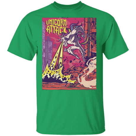 T-Shirts Irish Green / S Unicorn Attack T-Shirt