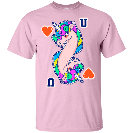 T-Shirts Light Pink / S Unicorn Card T-Shirt