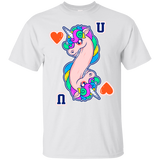 T-Shirts White / S Unicorn Card T-Shirt