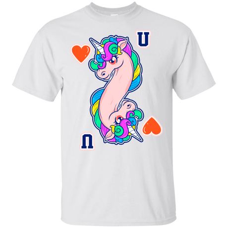 T-Shirts White / S Unicorn Card T-Shirt