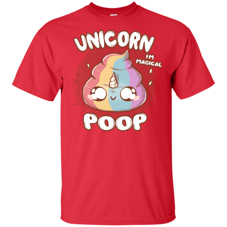 T-Shirts Red / S Unicorn Poop T-Shirt
