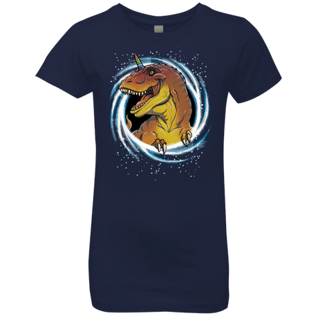T-Shirts Midnight Navy / YXS Unicornsaurus-Rex Girls Premium T-Shirt