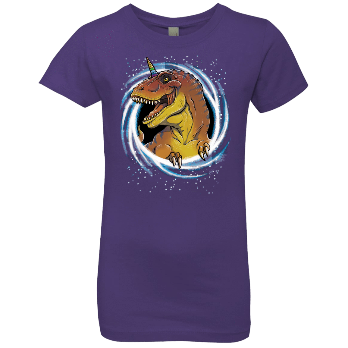 T-Shirts Purple Rush / YXS Unicornsaurus-Rex Girls Premium T-Shirt