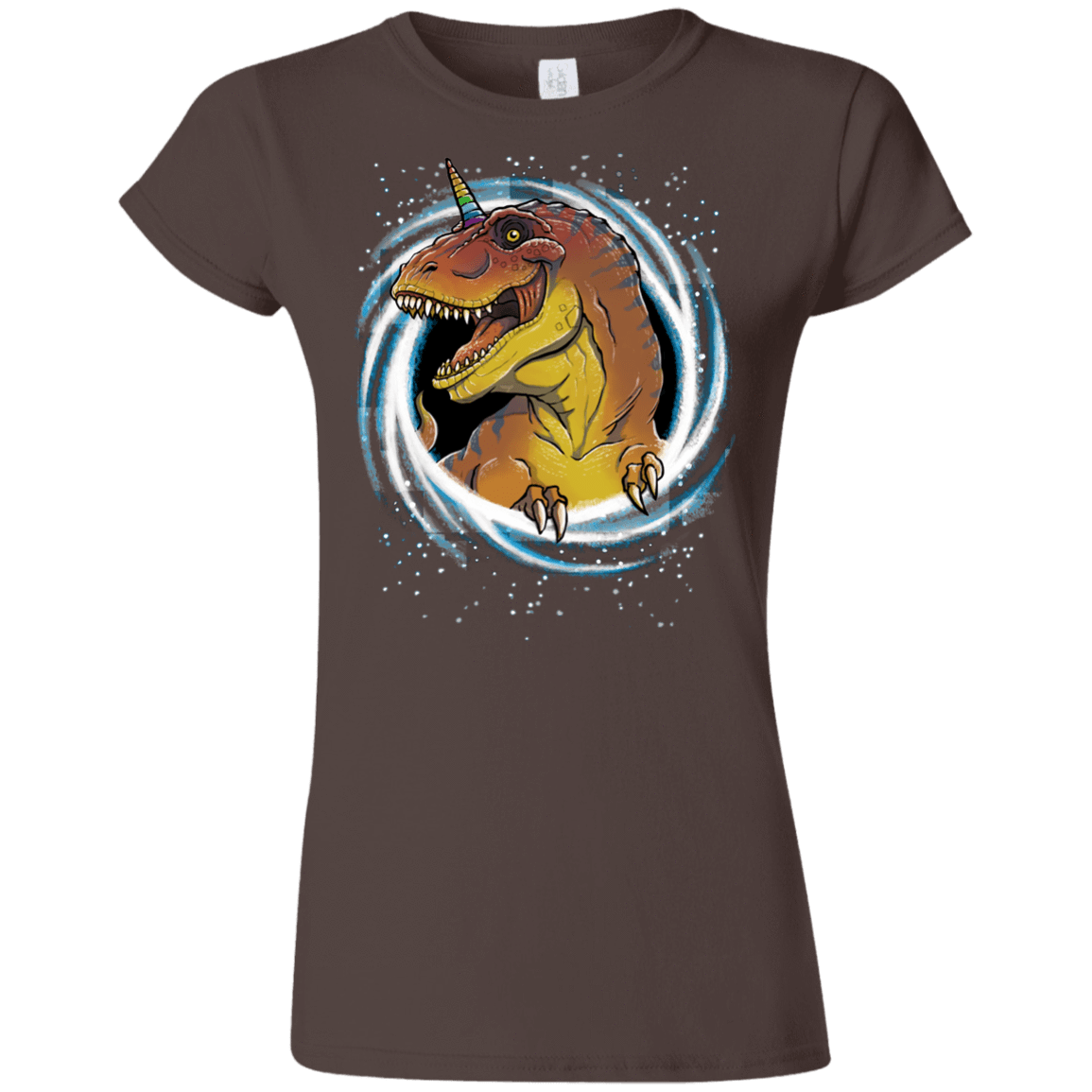 T-Shirts Dark Chocolate / S Unicornsaurus-Rex Junior Slimmer-Fit T-Shirt