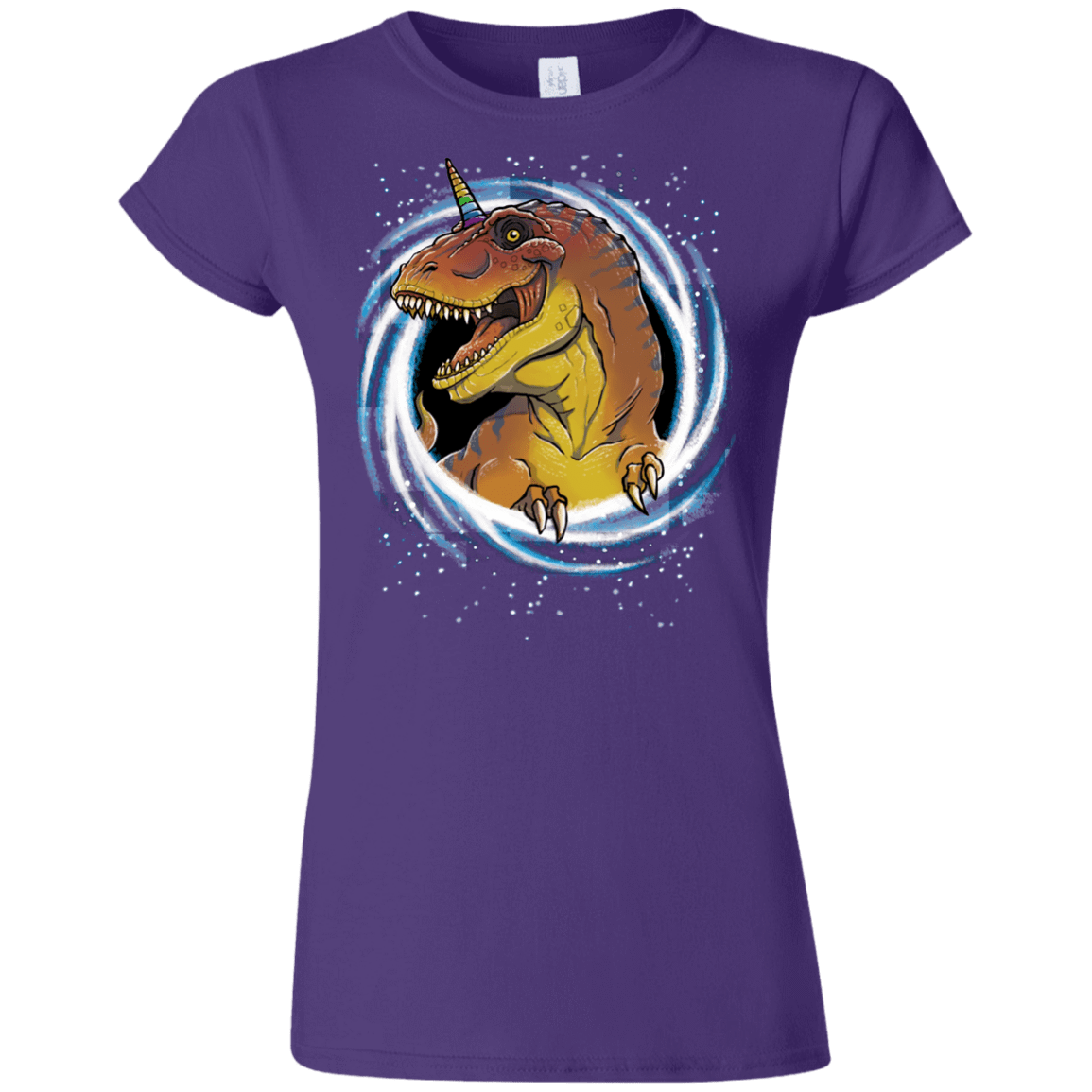 T-Shirts Purple / S Unicornsaurus-Rex Junior Slimmer-Fit T-Shirt
