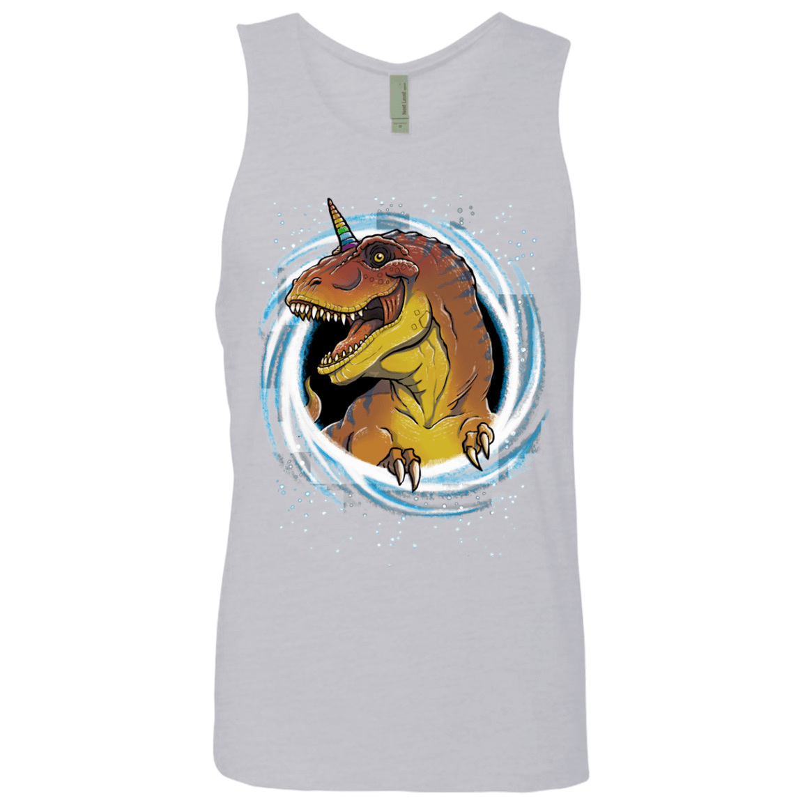 T-Shirts Heather Grey / S Unicornsaurus-Rex Men's Premium Tank Top