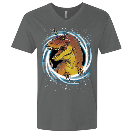 T-Shirts Heavy Metal / X-Small Unicornsaurus-Rex Men's Premium V-Neck