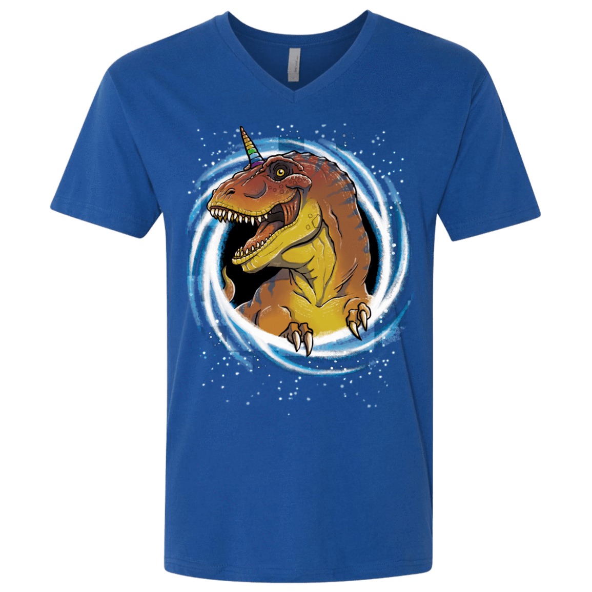 T-Shirts Royal / X-Small Unicornsaurus-Rex Men's Premium V-Neck