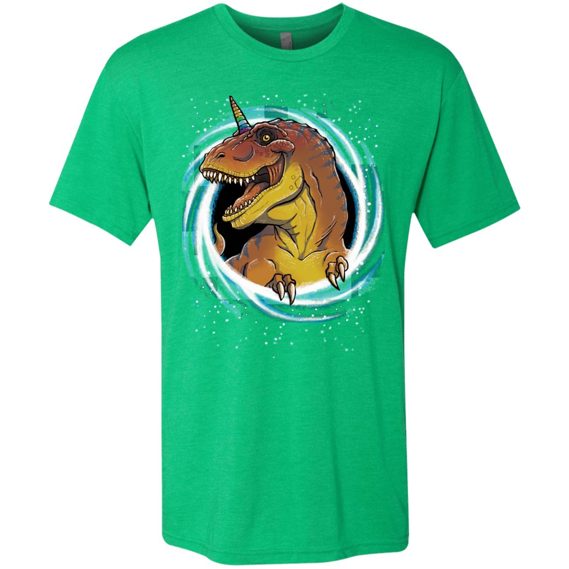 T-Shirts Envy / S Unicornsaurus-Rex Men's Triblend T-Shirt