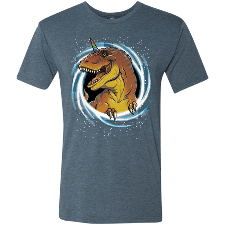T-Shirts Indigo / S Unicornsaurus-Rex Men's Triblend T-Shirt