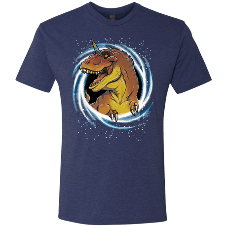 T-Shirts Vintage Navy / S Unicornsaurus-Rex Men's Triblend T-Shirt