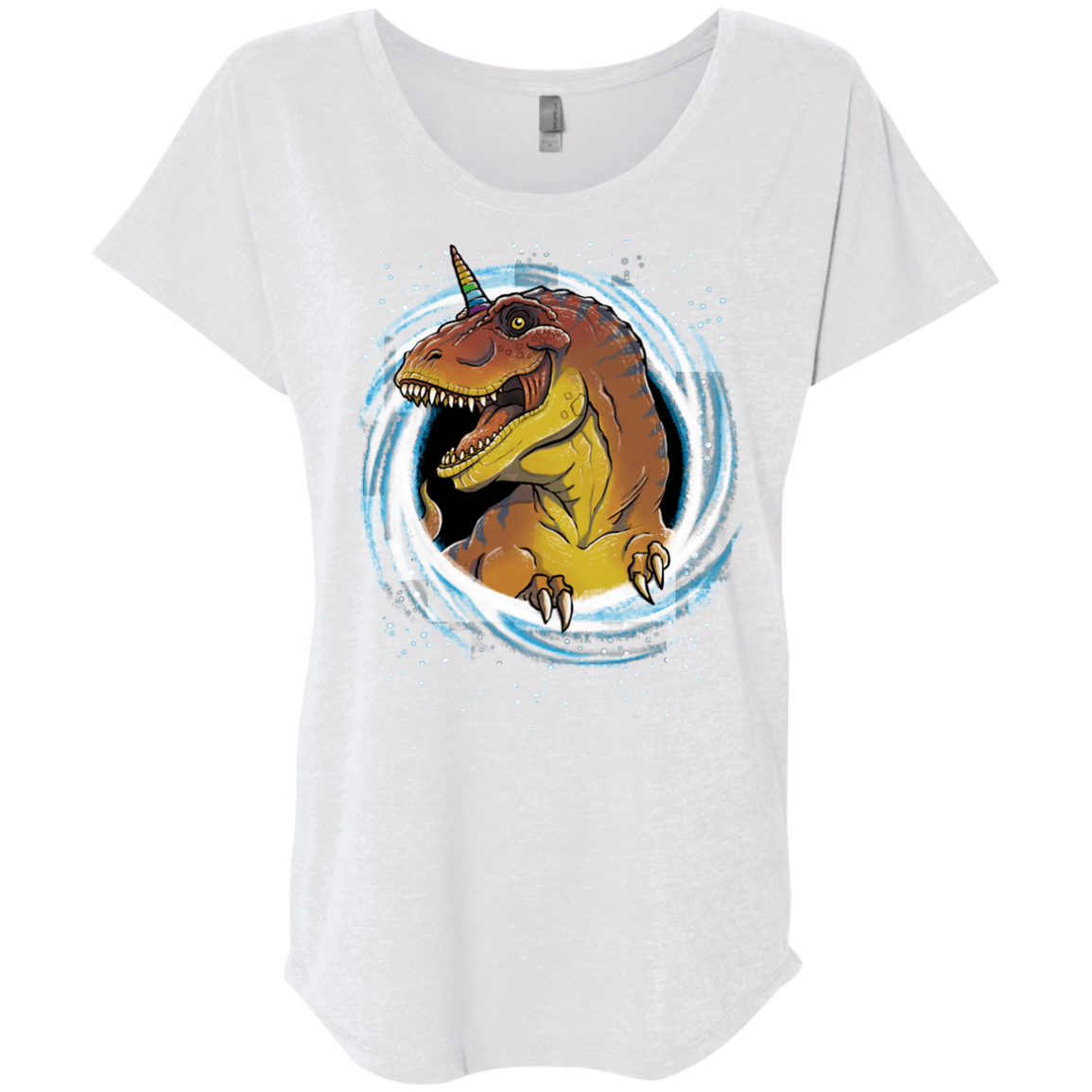 Unicornsaurus-Rex Triblend Dolman Sleeve