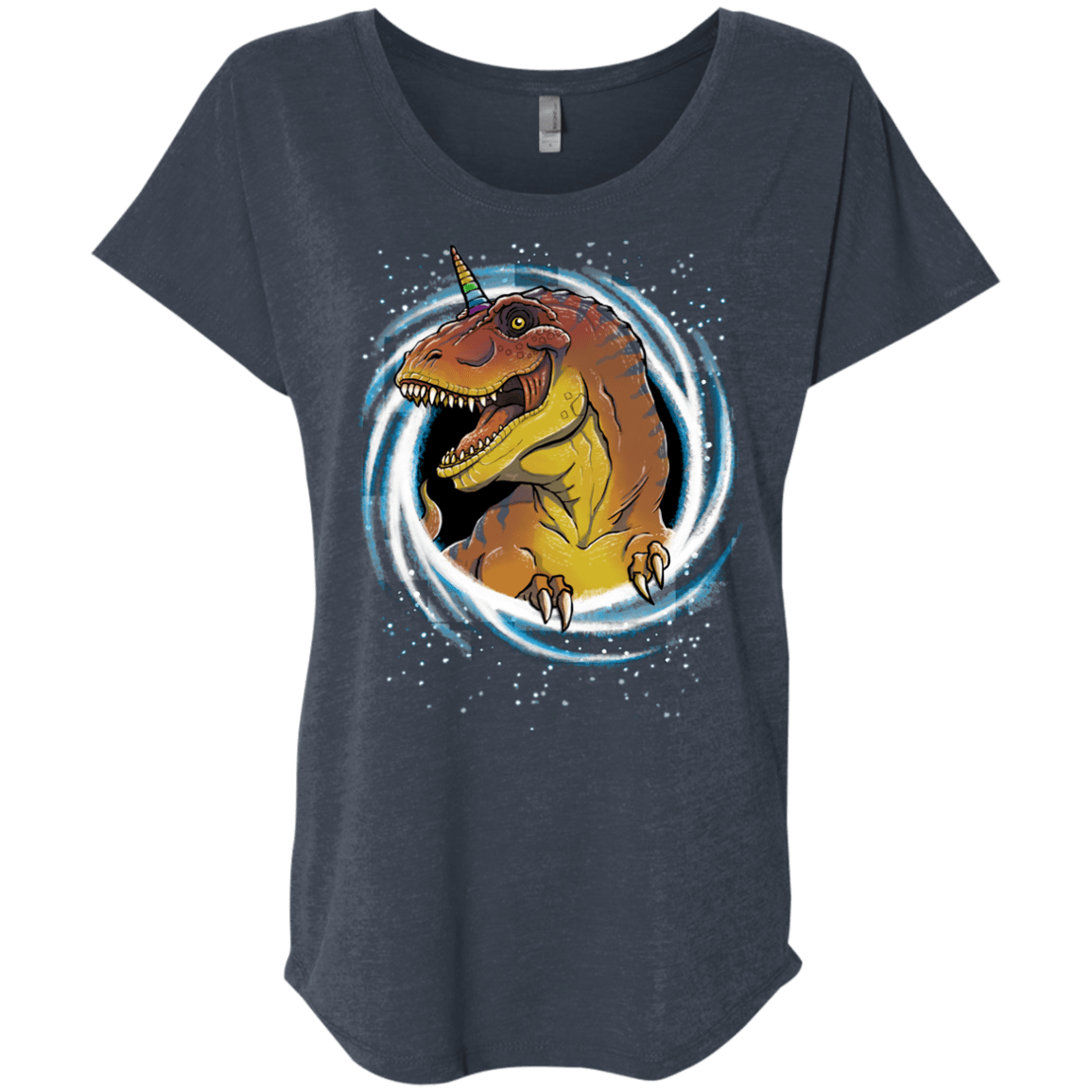 Unicornsaurus-Rex Triblend Dolman Sleeve