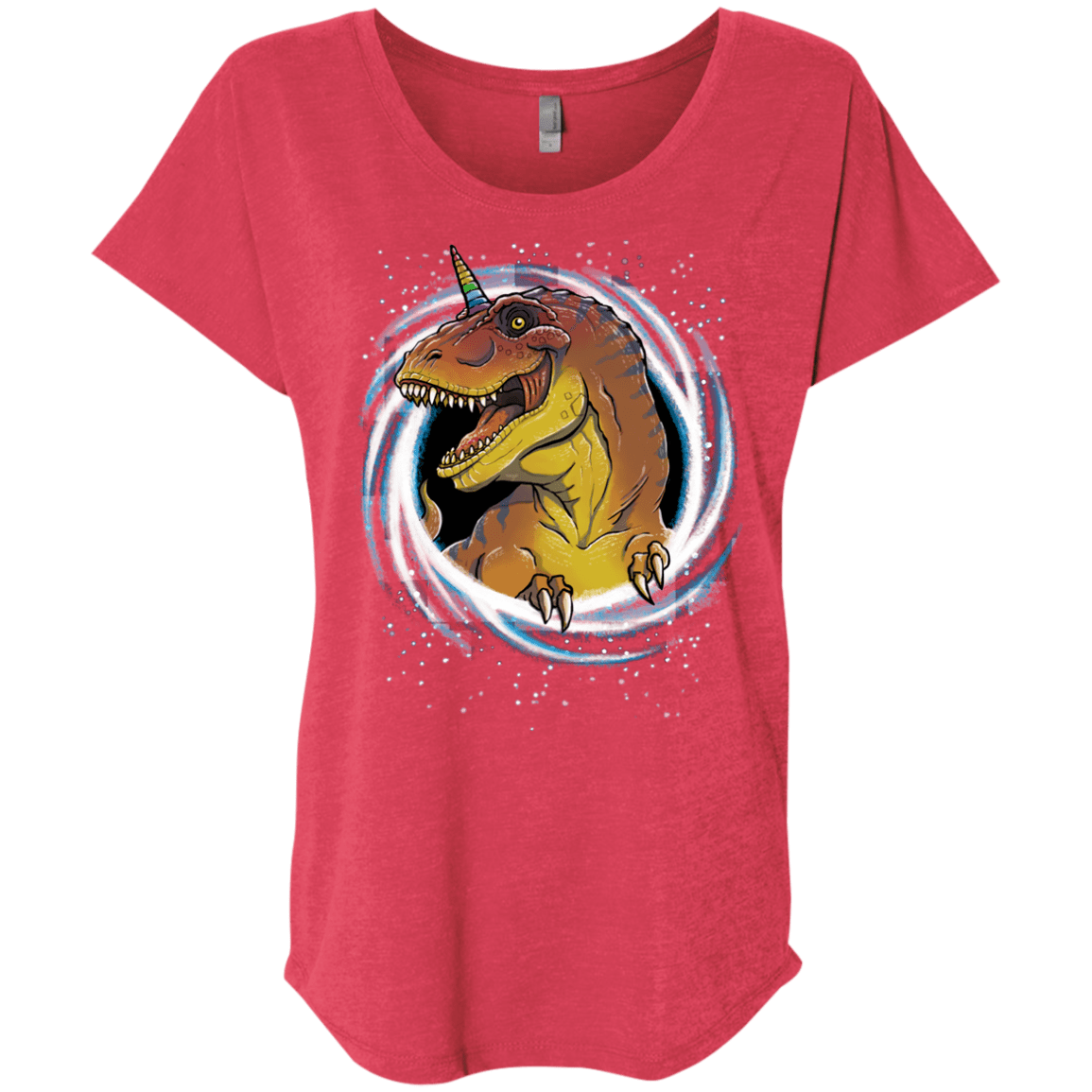 Unicornsaurus-Rex Triblend Dolman Sleeve