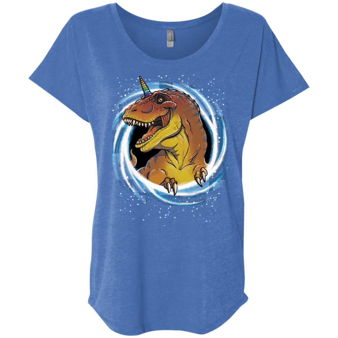 Unicornsaurus-Rex Triblend Dolman Sleeve