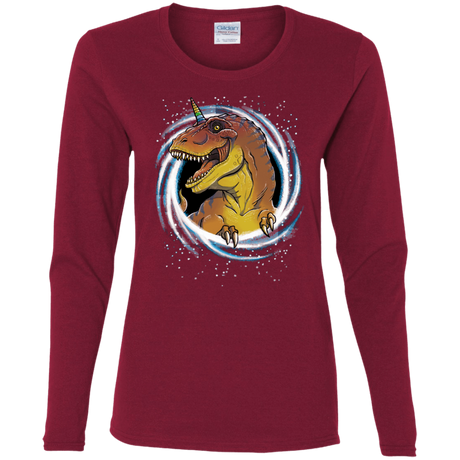 T-Shirts Cardinal / S Unicornsaurus-Rex Women's Long Sleeve T-Shirt