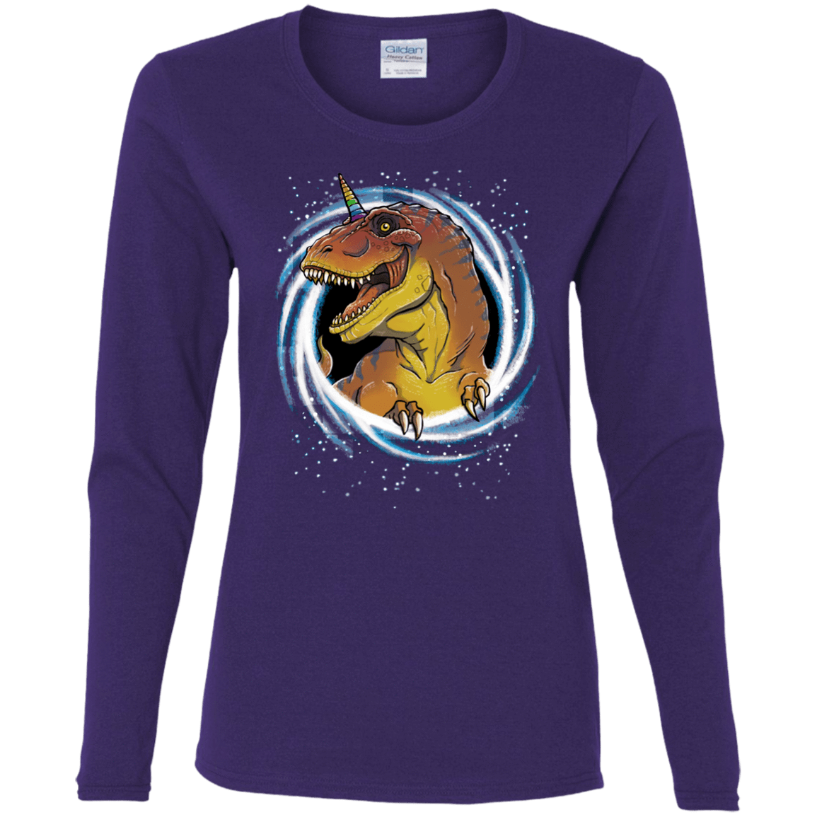 T-Shirts Purple / S Unicornsaurus-Rex Women's Long Sleeve T-Shirt