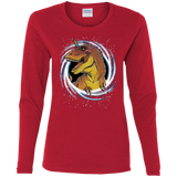 T-Shirts Red / S Unicornsaurus-Rex Women's Long Sleeve T-Shirt