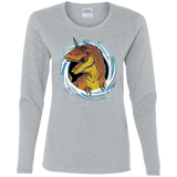 T-Shirts Sport Grey / S Unicornsaurus-Rex Women's Long Sleeve T-Shirt