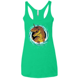 Unicornsaurus-Rex Women's Triblend Racerback Tank
