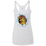 Unicornsaurus-Rex Women's Triblend Racerback Tank