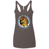 Unicornsaurus-Rex Women's Triblend Racerback Tank