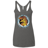 Unicornsaurus-Rex Women's Triblend Racerback Tank