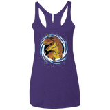 Unicornsaurus-Rex Women's Triblend Racerback Tank