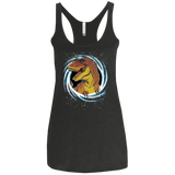 Unicornsaurus-Rex Women's Triblend Racerback Tank