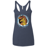 Unicornsaurus-Rex Women's Triblend Racerback Tank