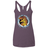 Unicornsaurus-Rex Women's Triblend Racerback Tank