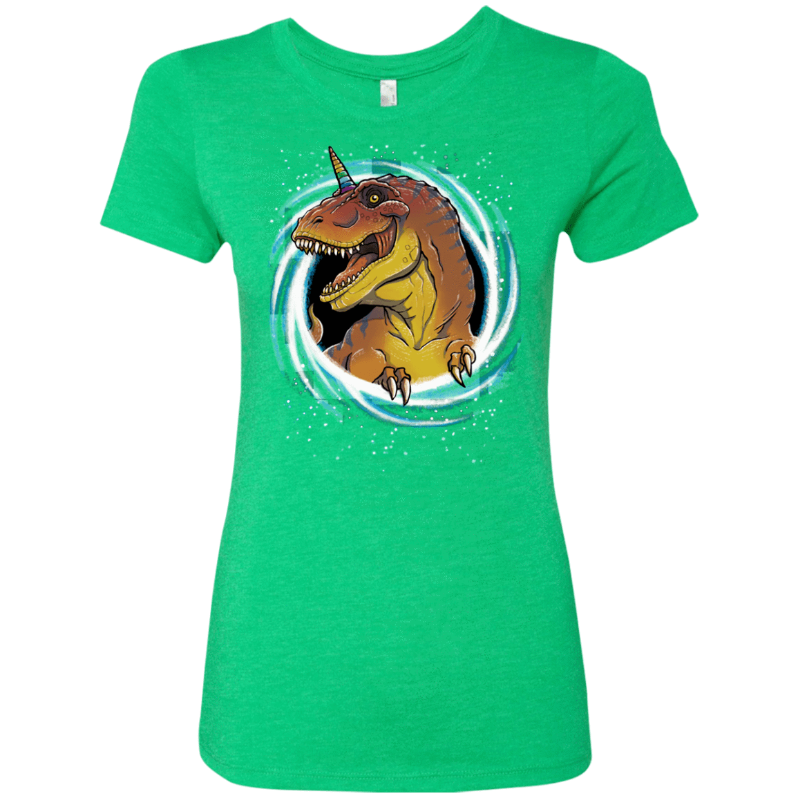 T-Shirts Envy / S Unicornsaurus-Rex Women's Triblend T-Shirt