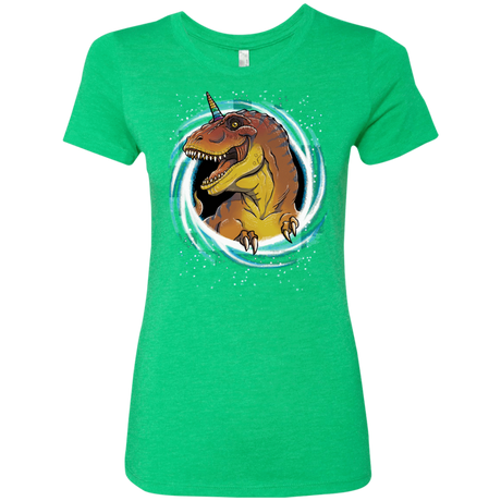 T-Shirts Envy / S Unicornsaurus-Rex Women's Triblend T-Shirt