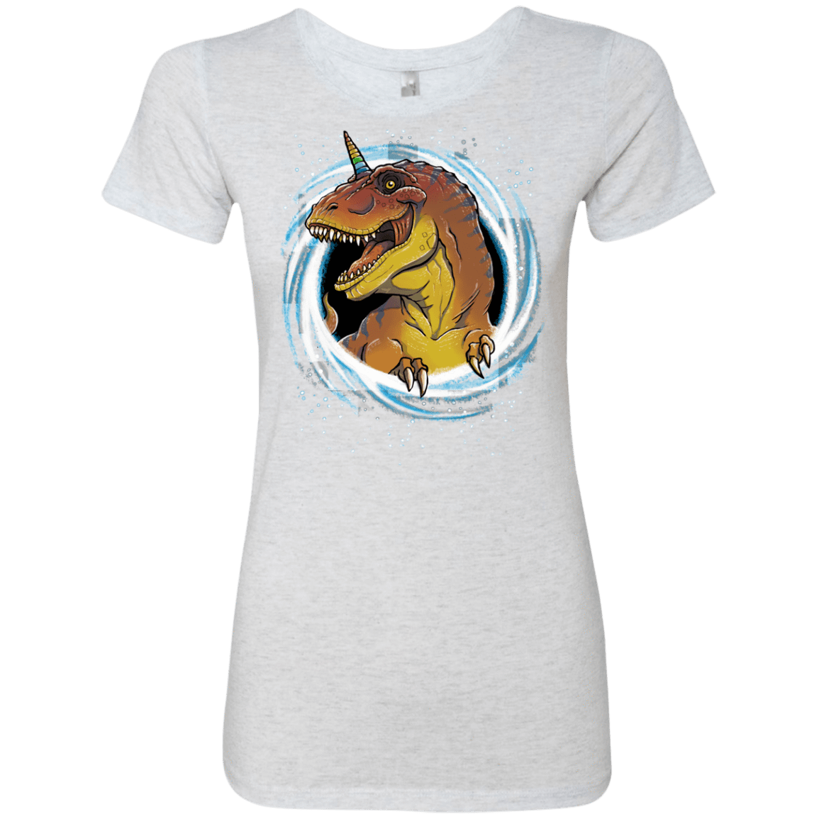 T-Shirts Heather White / S Unicornsaurus-Rex Women's Triblend T-Shirt