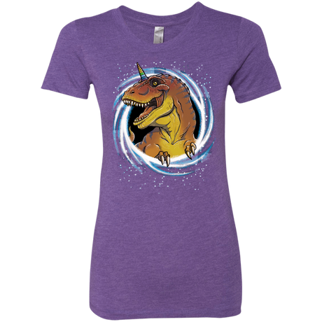 T-Shirts Purple Rush / S Unicornsaurus-Rex Women's Triblend T-Shirt