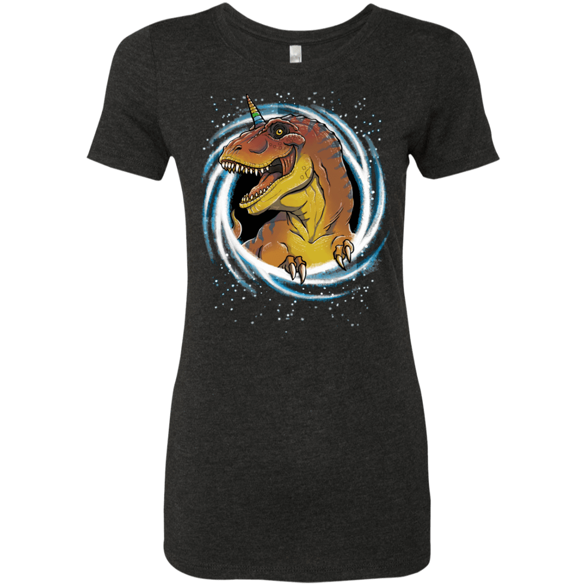 T-Shirts Vintage Black / S Unicornsaurus-Rex Women's Triblend T-Shirt