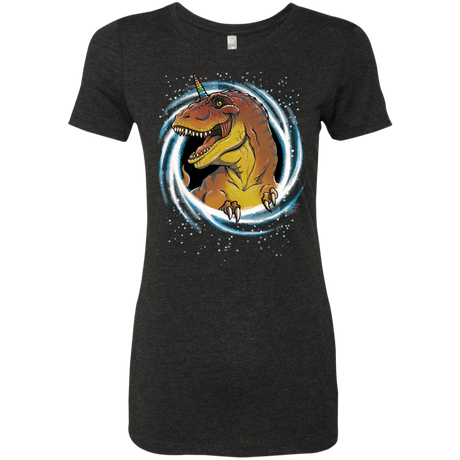 T-Shirts Vintage Black / S Unicornsaurus-Rex Women's Triblend T-Shirt