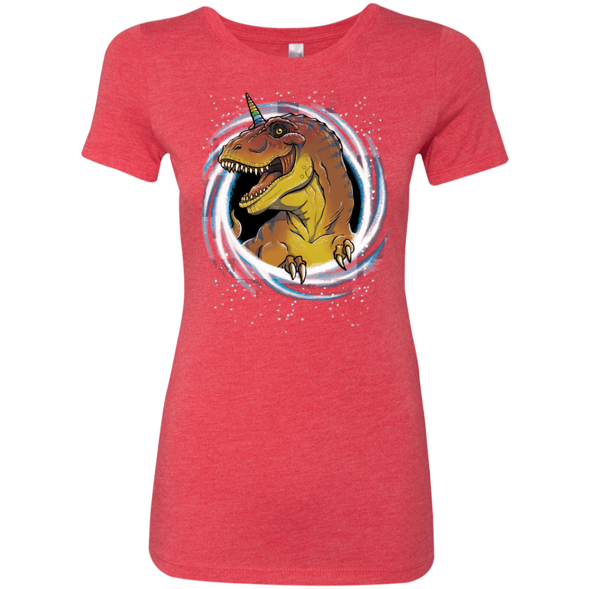 T-Shirts Vintage Red / S Unicornsaurus-Rex Women's Triblend T-Shirt