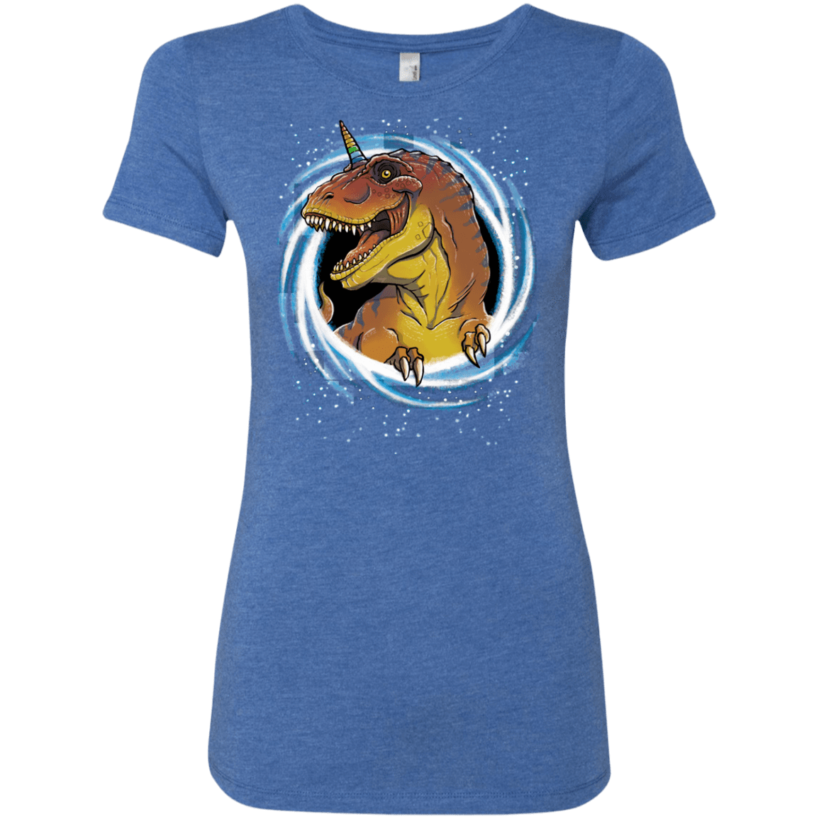 T-Shirts Vintage Royal / S Unicornsaurus-Rex Women's Triblend T-Shirt
